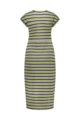 Knewe - Parker Dress-Khaki Stripe