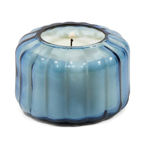 Ribbed Borosilicate Glass  Candle