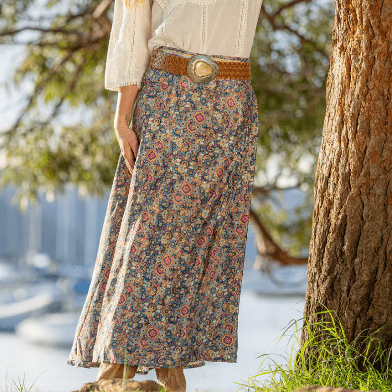 Cienna - A-Line Long Skirt-Peyton