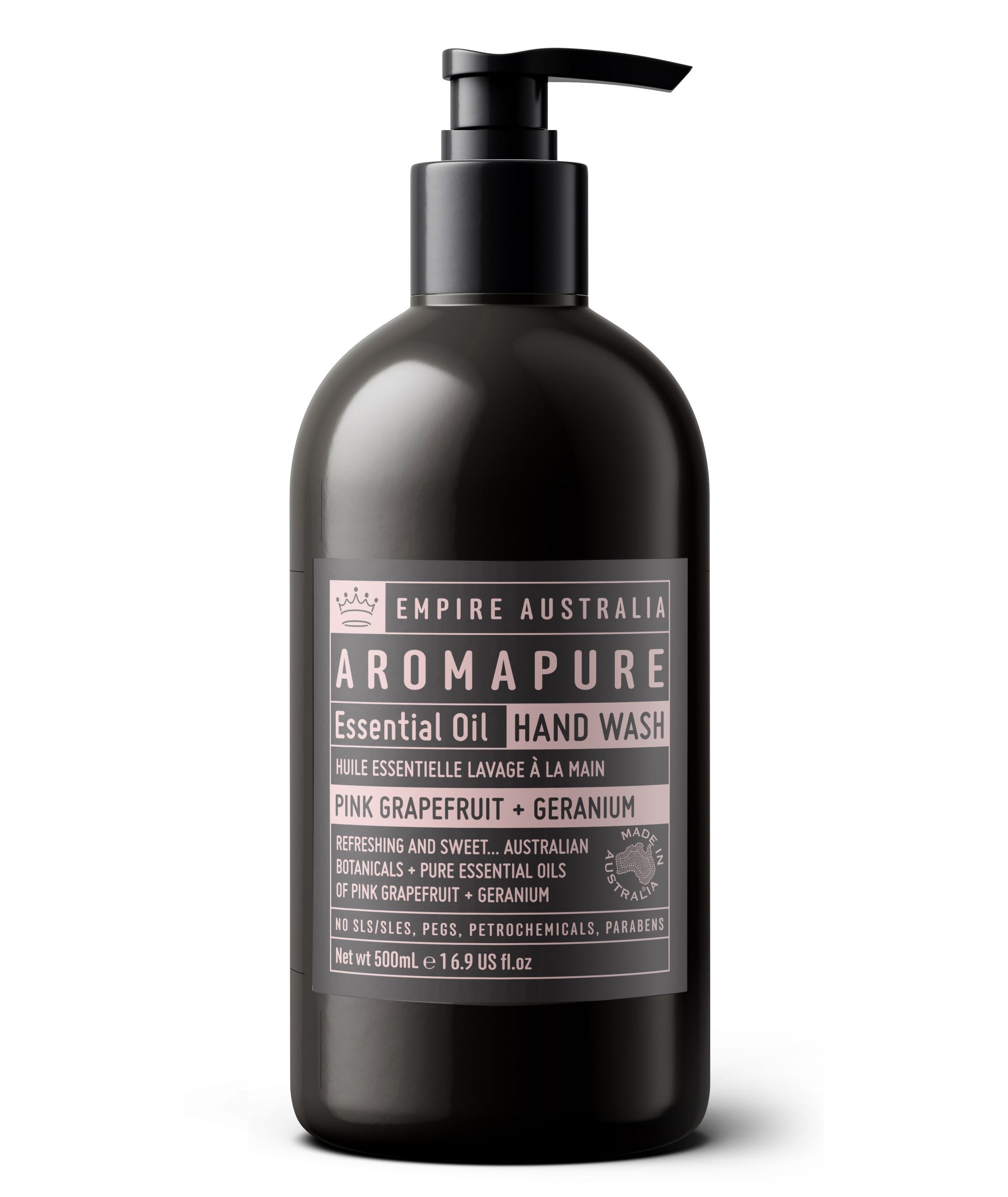 Empire Australia - Aromapure - Pink Grapefruit + Geranium Hand Wash 500ml