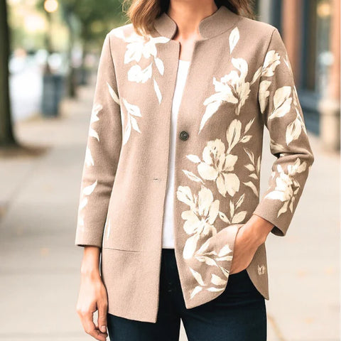 Equinox - Computer Print Knit Coatigan