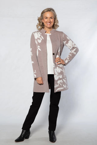 Equinox - Computer Print Knit Coatigan