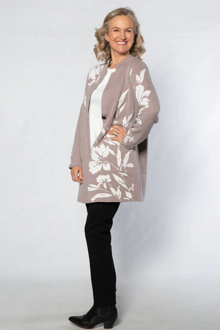 Equinox - Computer Print Knit Coatigan