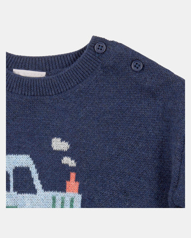Toshi - Organic Pullover Mystical - Tiny Tractors