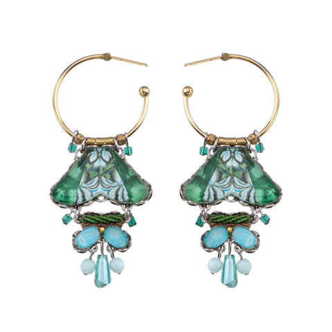 Ayala Bar - R2232 Elowen Hoop Earrings-Meadow Set