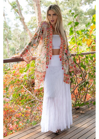 Cienna - Rouge Bloom Kimono