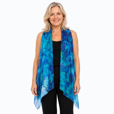 Claire Powell - Silk Scarf Reef