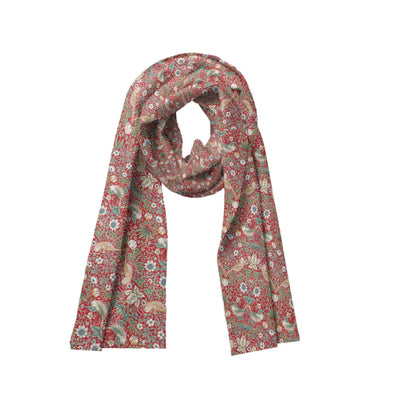Artico - Scarf William Morris Strawberry Thief Red