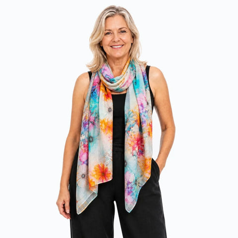 Claire Powell - Silk Scarf Zen