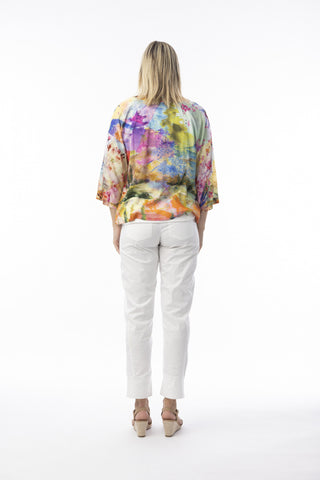 Orientique - Digital Boxy Top-Scenic