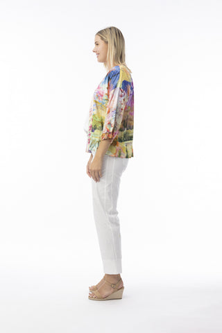 Orientique - Digital Boxy Top-Scenic