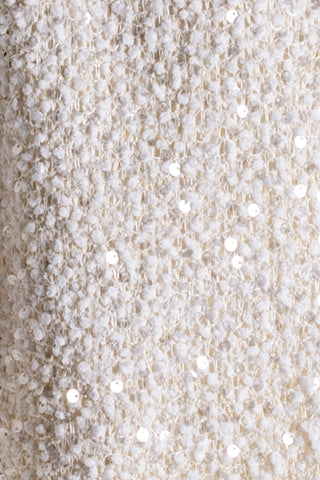 Two T's - Sequin Cardi - Milk