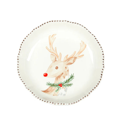 Holly & Ivy - Rudolf Ceramic Serving Tray