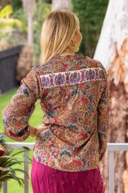 Cienna - Long Sleeve Blouse-Shasha