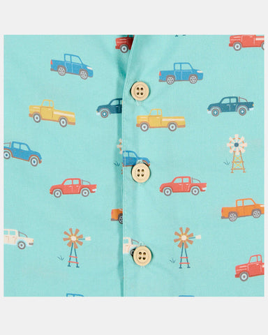 Toshi - Shirt Banjo - Utes Teal