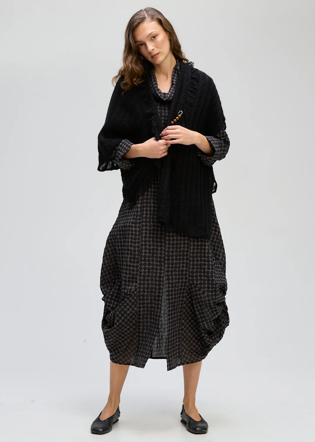 LD+Co - Shrug with Pin Fastening-Black