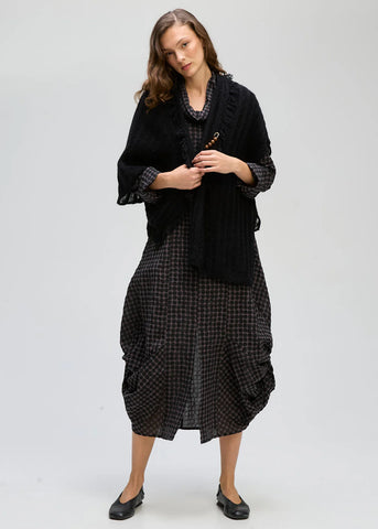LD+Co - Shrug with Pin Fastening-Black