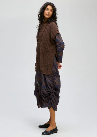 LD+Co - Shrug with Pin Fastening-Cocoa