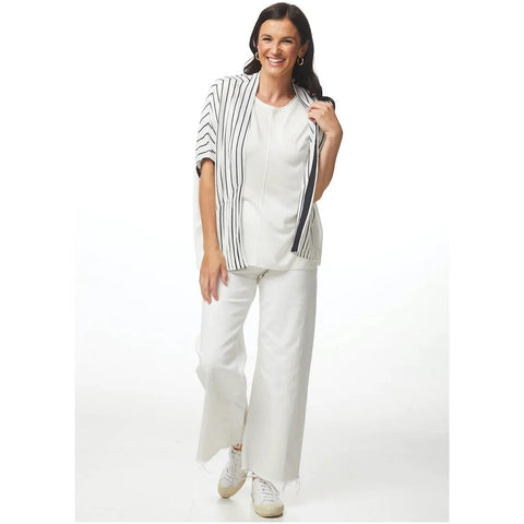 LD+Co - Summer Shrug White/ Black