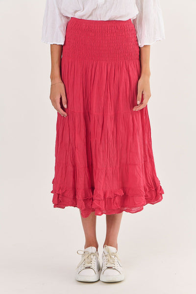 P34 Skirt in Goji