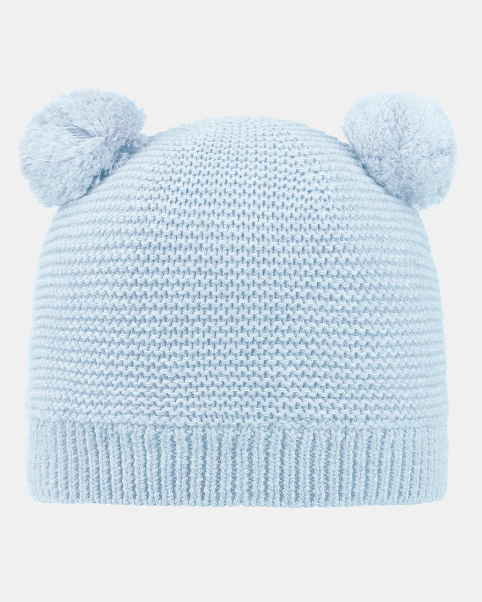 Toshi - Organic Beanie Snowy - Bluebird