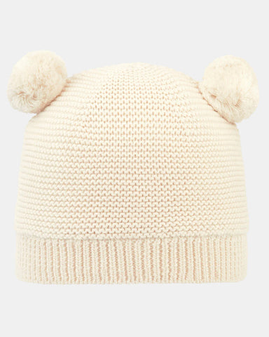 Toshi - Organic Beanie Snowy - Feather