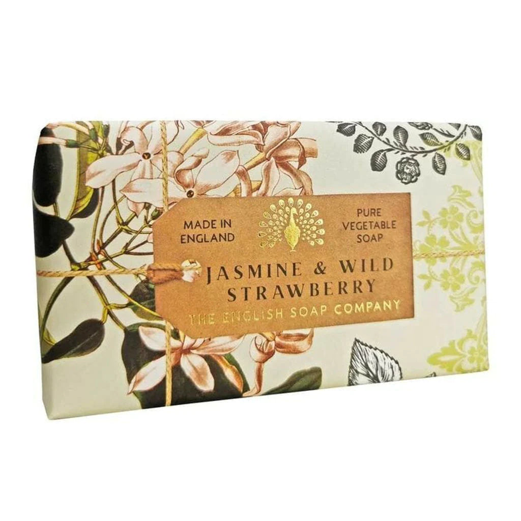 The English Soap Company - Jasmine & Wild Strawberry Soap 190g