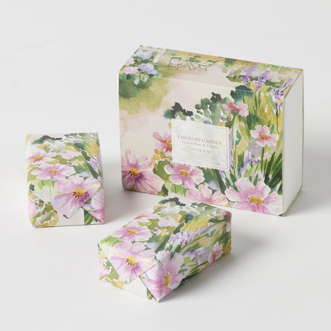 Pilbeam - Country Garden Soap Gift Set - French Pear & Vanilla - 340g