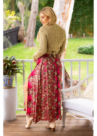 Cienna - Split Long Skirt - Sofia