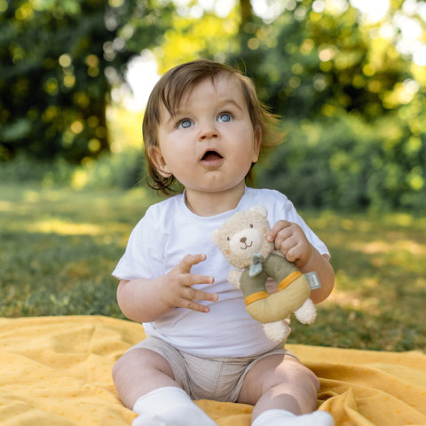 FehnNATUR - Soft Ring Rattle-Bear