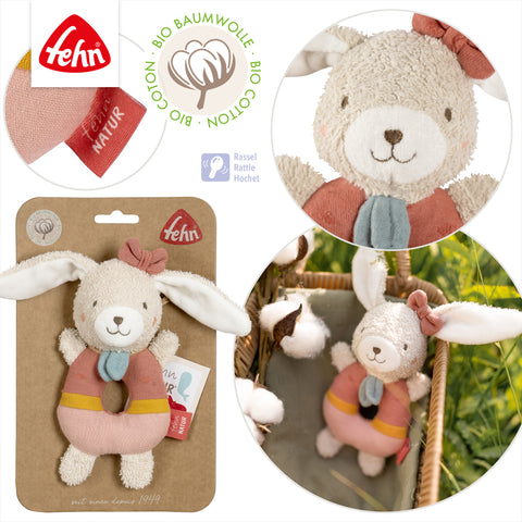 FehnNATUR - Soft Ring Rattle-Hare