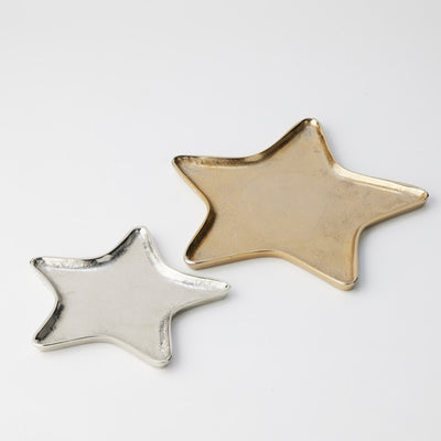Pilbeam Living - Starry Tray (Set of 2) - Silver/ Gold
