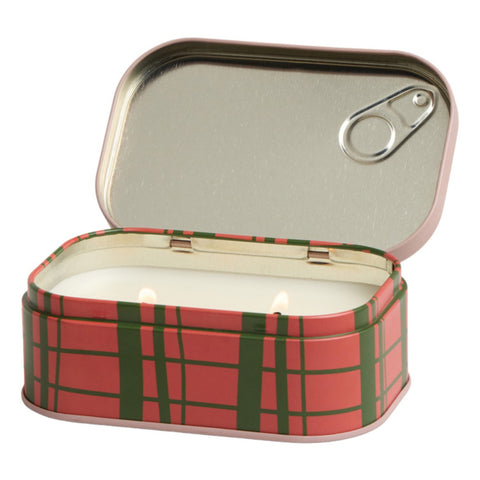 Paddywax - Bistro Strawberry Printed Tin Candle - Rhubarb & Fresh Fennel