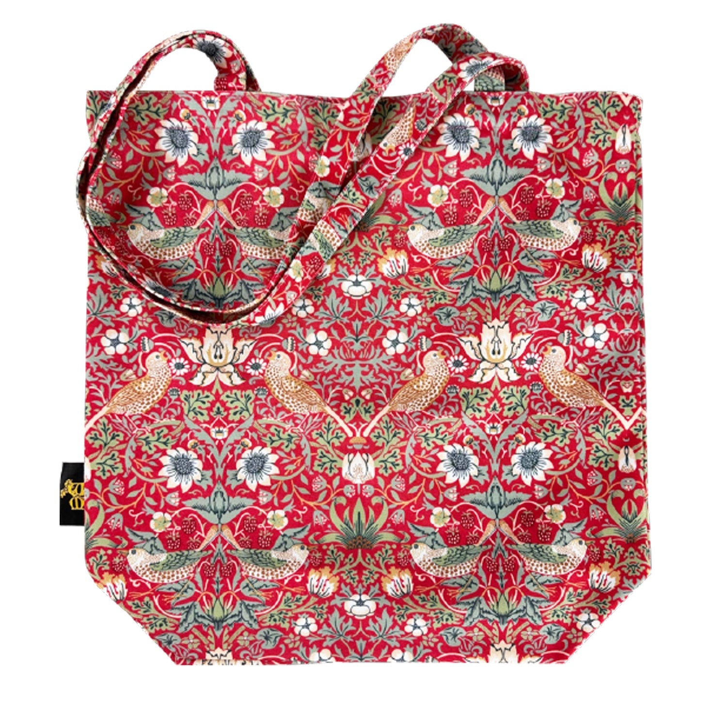 Artico Tote Bag - William Morris Strawberry Thief Red