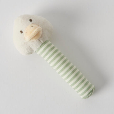 Pilbeam Living - Jiggle & Giggle - Stripe Duck Rattle