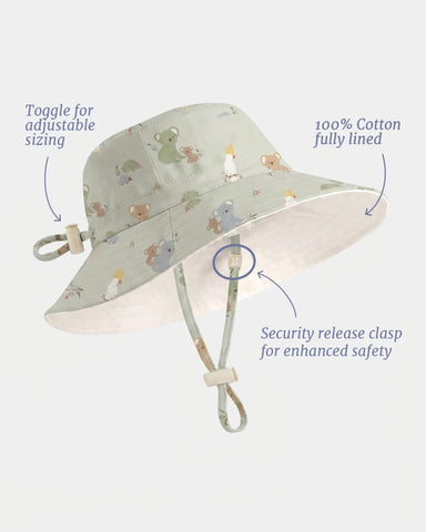 Toshi - Sunhat OZ Gumnut Babies Eucalypt