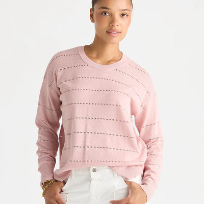 LD+Co - Textured Linen Jumper - Rose