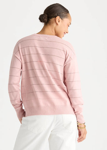 LD+Co - Textured Linen Jumper - Rose