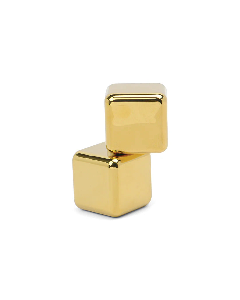 Here's How - Jupiter Cocktail Chillers in Gold - Set of 2
