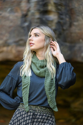 Cienna - Triangle Scarves Mohair Blend-Assorted