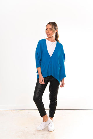 Bridge & Lord - Trina Oversized Cardi Electric Blue