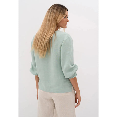 Humidity - Tulum Blouse Honeydew