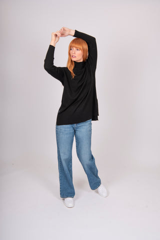 Bridge & Lord - Turtle Neck Tunic-Black