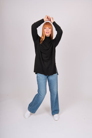 Bridge & Lord - Turtle Neck Tunic-Black