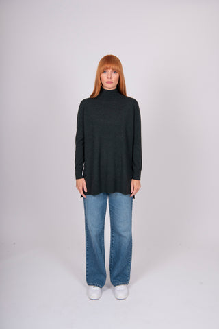 Bridge & Lord - Turtle Neck Tunic-Forest