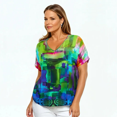 Claire Powell - Modal V Neck Top-Dynamic