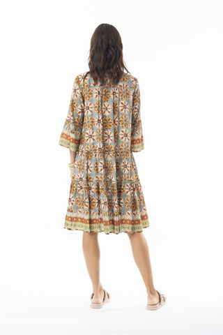Escape by OQ - Vera Layers Frill Sleeve Dress