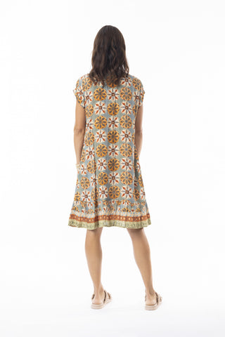 Escape by OQ - Vera Short Sleeve Frill Hem Dress