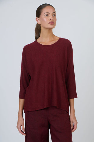 O&J - Viscose Cashmere Blend Jumper-Smoulder