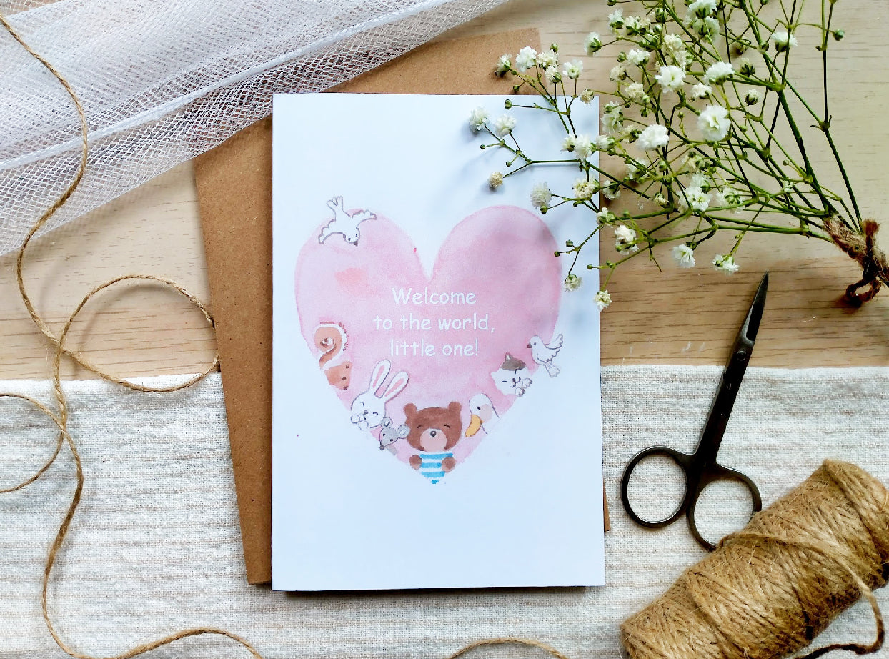 Vicky Wong - New Baby Congratulations Greeting Cards